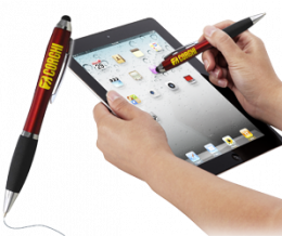Ballpoint pen with touch screen